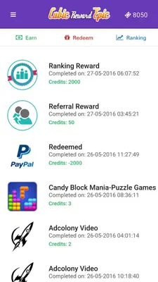 Cubic Reward Epic android App screenshot 1