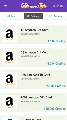 Cubic Reward Epic android App screenshot 3